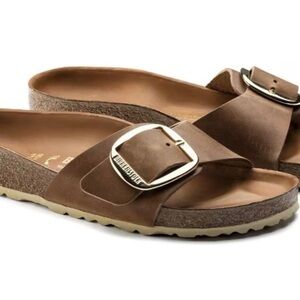 Birkenstock Women's Madrid Big Buckle - Cognac
